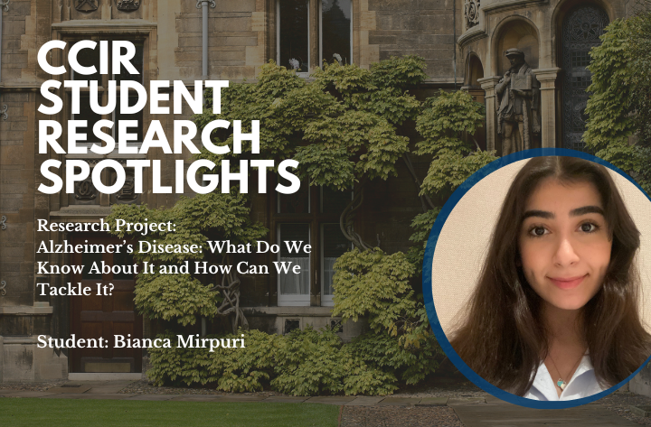 High School Student Researcher Bianca on her Publication Journey in Neuroscience - CCIR