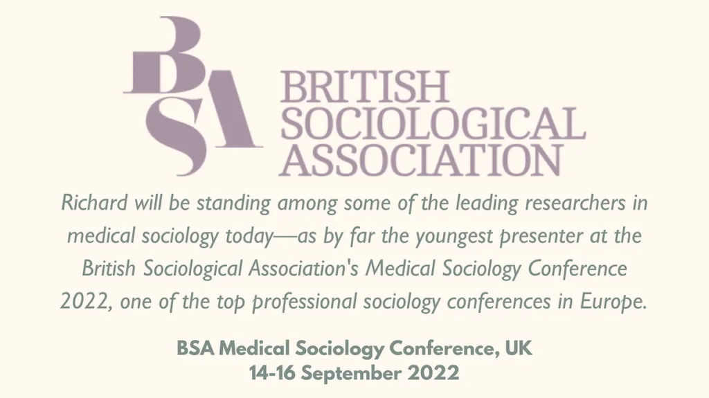 Richard at the BSA Medical Sociology Conference 2022