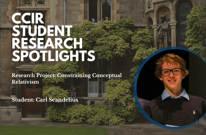 High School Student Researcher Carl on Philosophical Re-examination of Conceptual Relativism - CCIR