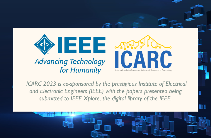 High School Student Researcher Krish's Paper on Global Economic Disparities was Accepted at the International Conference on Advanced Research in Computing (ICARC 2023)