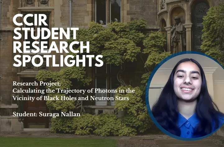 High School Student Researcher Suraga on Calculating the Trajectory of Photons
