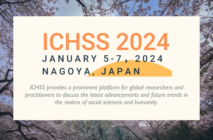 High School Student Researcher Leannes Paper On The United Kingdom Slavery Act Was Accepted At The 2024 10th International Conference On Humanity And Social Sciences Ichss 2024