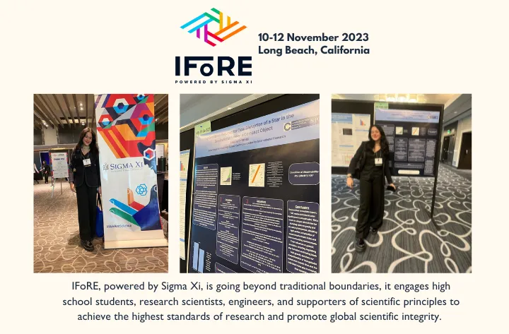 High School Student Researcher Azra's Paper On Tidal Disruption Events Was Accepted At The International Forum On Research Excellence (ifore) In California - CCIR