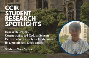 High School Student Researcher Neer On Constructing A 4 Colour Screen Behind A Wormhole To Understand Its Detection In Deep Space