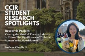 High School Student Researcher Claudia on Viewing the Musical Theatre Industry in China