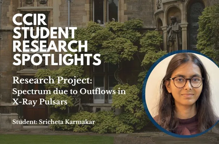 High School Student Researcher Sricheta On Spectrum Due To Outflows In X Ray Pulsars