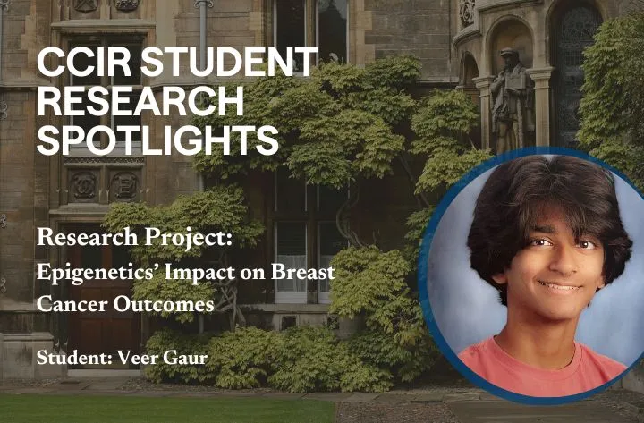 High School Student Researcher Veer On Epigenetics’ Impact On Breast Cancer Outcomes