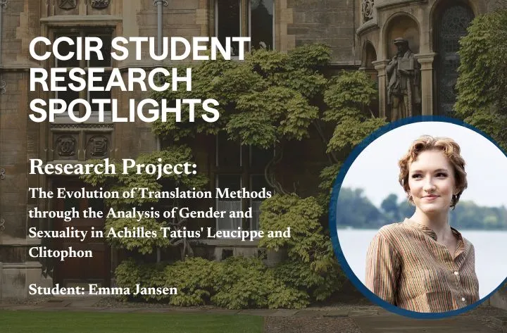 High School Student Researcher Emma On The Evolution Of Translation Methods Through The Analysis Of Gender And Sexuality | CCIR
