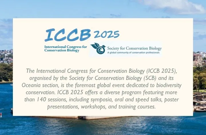 ICCB 2025 | International Congress for Conservation Biology