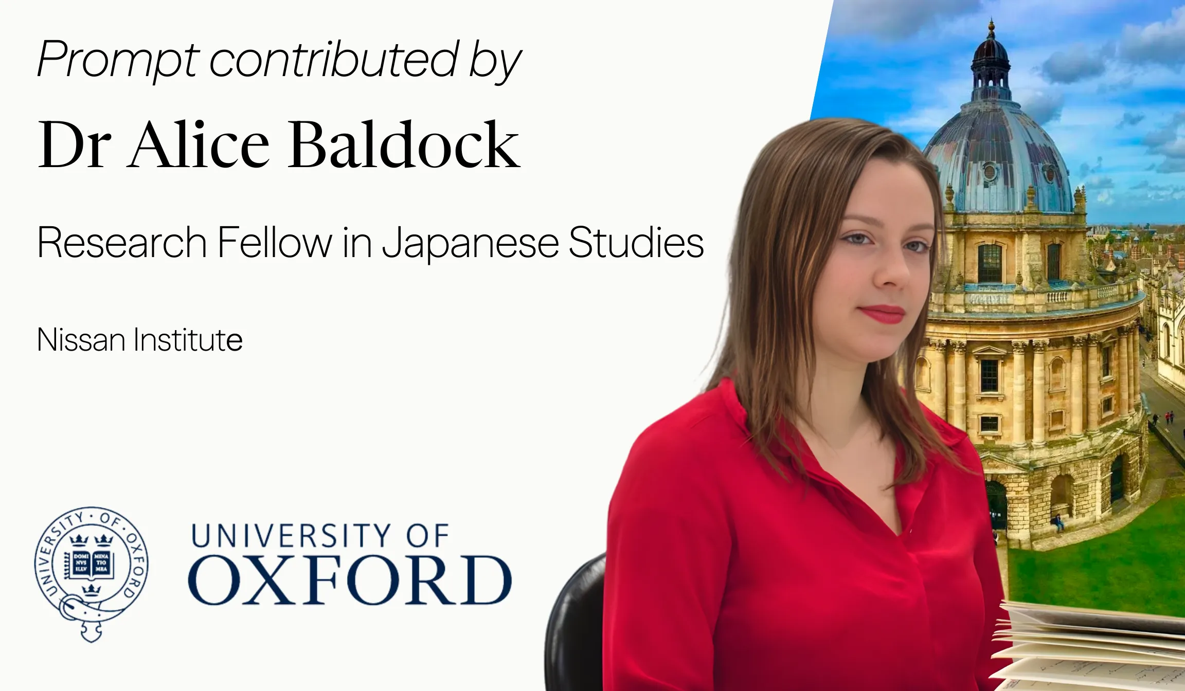 Dr. Alice Baldock | Oxford Research Fellow in Japanese Studies