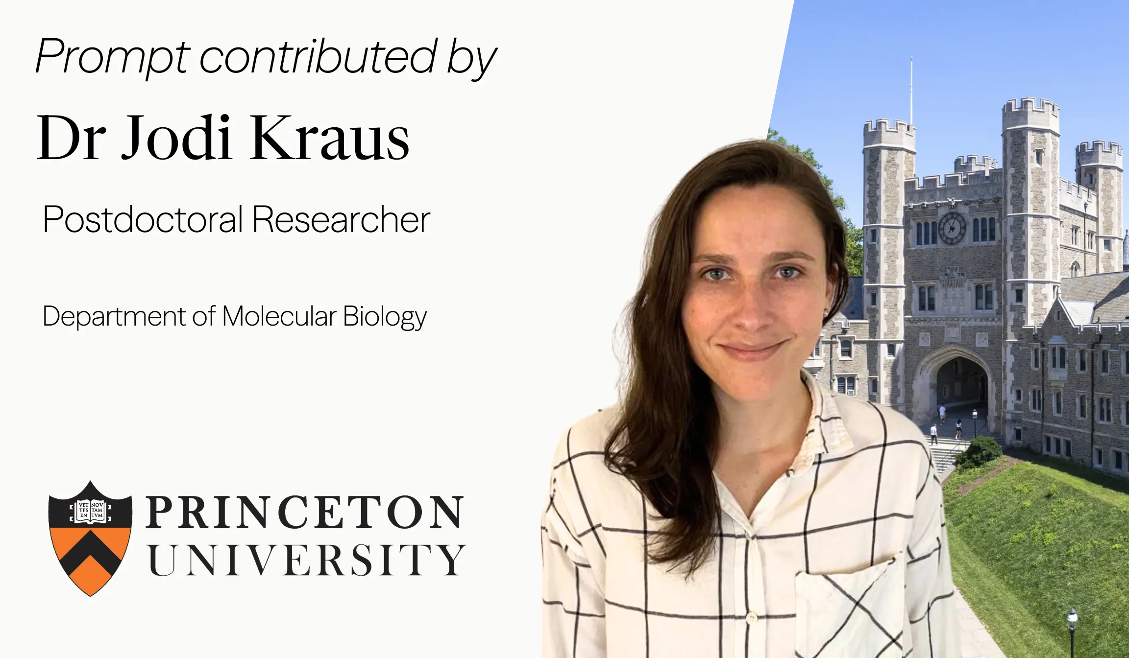 Dr. Jodi Kraus | Princeton Molecular Biology Postdoctoral Researcher