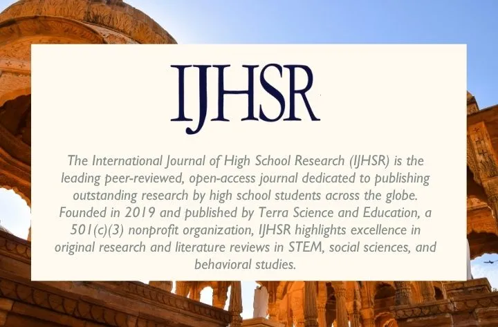 International Journal of High School Research (IJHSR)