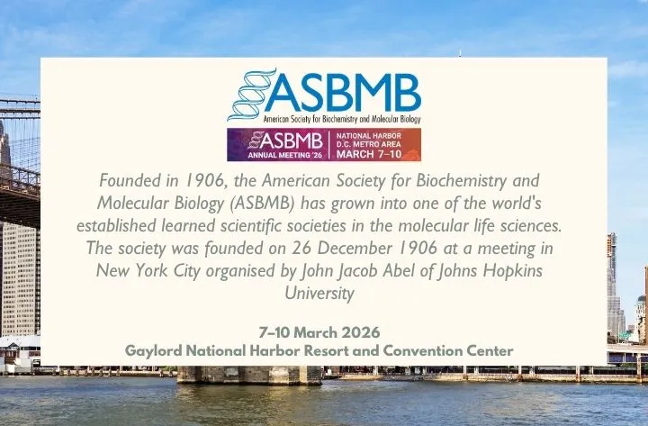 ASBMB Annual Meeting 2026 | American Society for Biochemistry and Molecular Biology