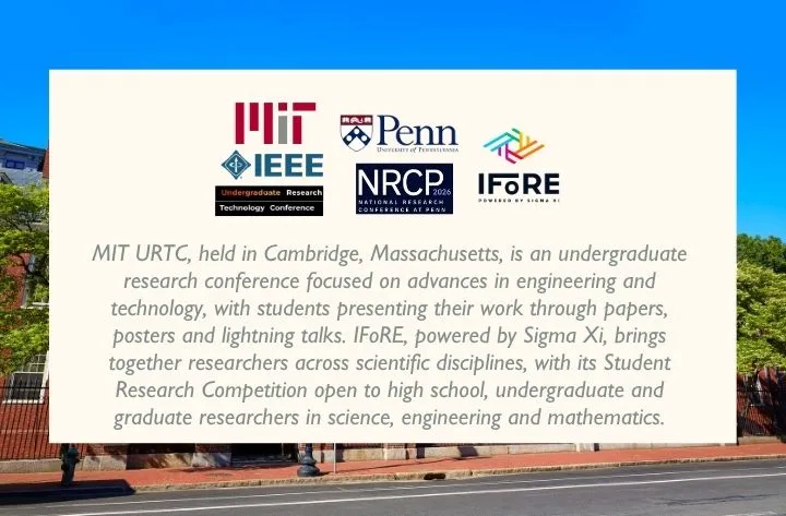 MIT URTC, NRCP and IFoRE | Undergraduate Research Conferences